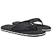 NewDenBer Mens Flip Flops Comfortable Thong Sandals Lightweight Summer Beach Sandals (11 D(M) US, Black)