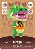 Drago - Nintendo Animal Crossing Happy Home Designer Amiibo Card - 243