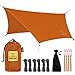 Wise Owl Outfitters Rain Fly Tarp - The WiseFly Premium 11 x 9 ft Waterproof Camping Shelter Canopy - Lightweight Easy Setup for Hammock or Tent Camp Gear - 5 Colors