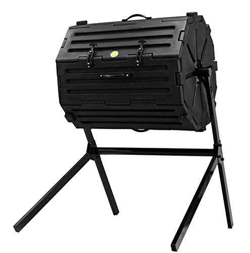 Good Ideas CW-INS054-BLK Wizard Insulated Single-Black Composter, Large,