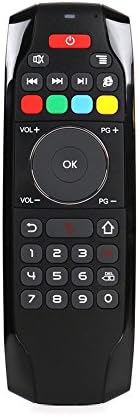MIYOKA G7 2.4GHz Mini Wireless Keyboard Air Mouse，3-Gyro and 3-Gsensor，Multifunctional W Infrared Remote Learning, with Nano USB Receiver Perfect for TV HTPC IPTV PC Raspberry Smart TV