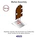 LITKO Terrain Door Markers | Compatible with Dungeons & Dragons & Pathfinder | DND | 5E | TTRPG | (Wooden Door)