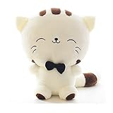 [Cute Kitty Kawaii Toy] Stuffed Toy Animal Soft Simulation Lovely Plush Doll (White)