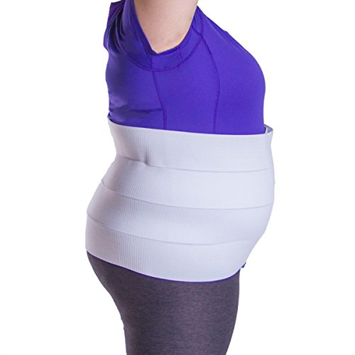 BraceAbility Ultra Plus Size Abdominal Tummy Wrap Compression Girdle