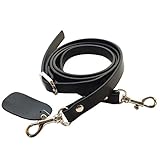 Lam Gallery Purse Replacement Strap Black Split Leather 5/8