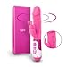 Lyps Lily - Vagina, G Spot & Clit Vibrator - FDA Approved Body-Safe Silicone - 10 Vibration Settings Adult Toy - Waterproof Rabbit Vibrator - Quiet Adult Sex Toy - Non Odor & Discreet Packaging