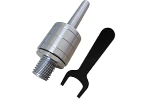 WZHLCX Woodworking Live Tailstock Chuck Adapter to 1" x 8tpi Thread with #2 Morse Taper Mount for wood lathe chuck