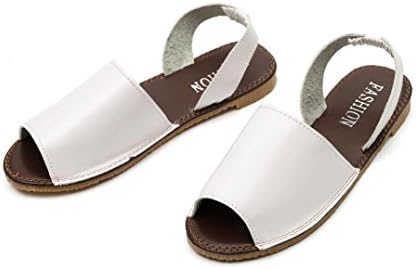 WOCACHI Women Shoes Fish Mouth Espadrilles Summer Chunky Holiday Shoes Flat Sandals