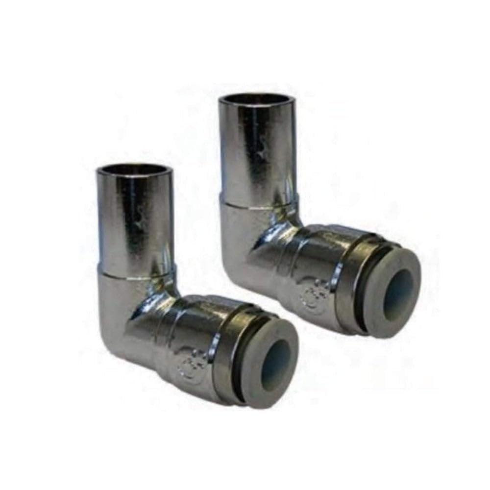 Altecnic Chrome Pushfit Elbows Pair 10mm - 15mm