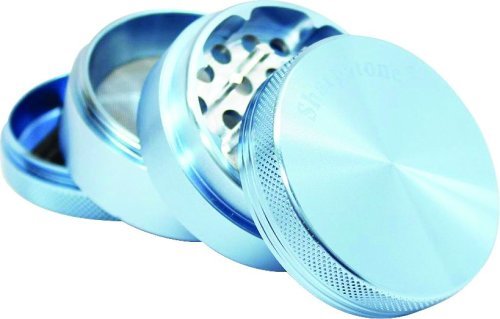 SHARPSTONE HARD TOP GRINDER 4 PIECE 2.2" CHROME BLUE PACK OF 1