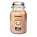 Yankee Candle Peach Cobbler Scented, Classic 22oz Large Jar Single Wick Candle, Over 110 Hours of Burn Time