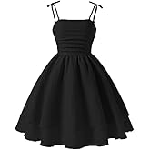 EIAY Shop Girls Summer Dresses Strap Flowy Tiered Ruched Smocked Back Casual Beach Sundress for 8-14 Years