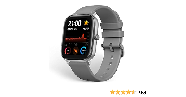 Amazfit GTS Fashion Smartwatch with Slim Metal Body, 341 PPI AMOLED Display  and Editable Widgets (Lava Grey): Smartwatches: Amazon.com.au