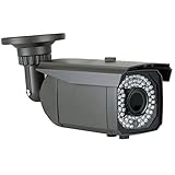 GW Security 5.0MP 1920P HD Network PoE Power Over Ethernet Outdoor Bullet IP Security Camera with 2.8-12mm Varifocal Zoom Len