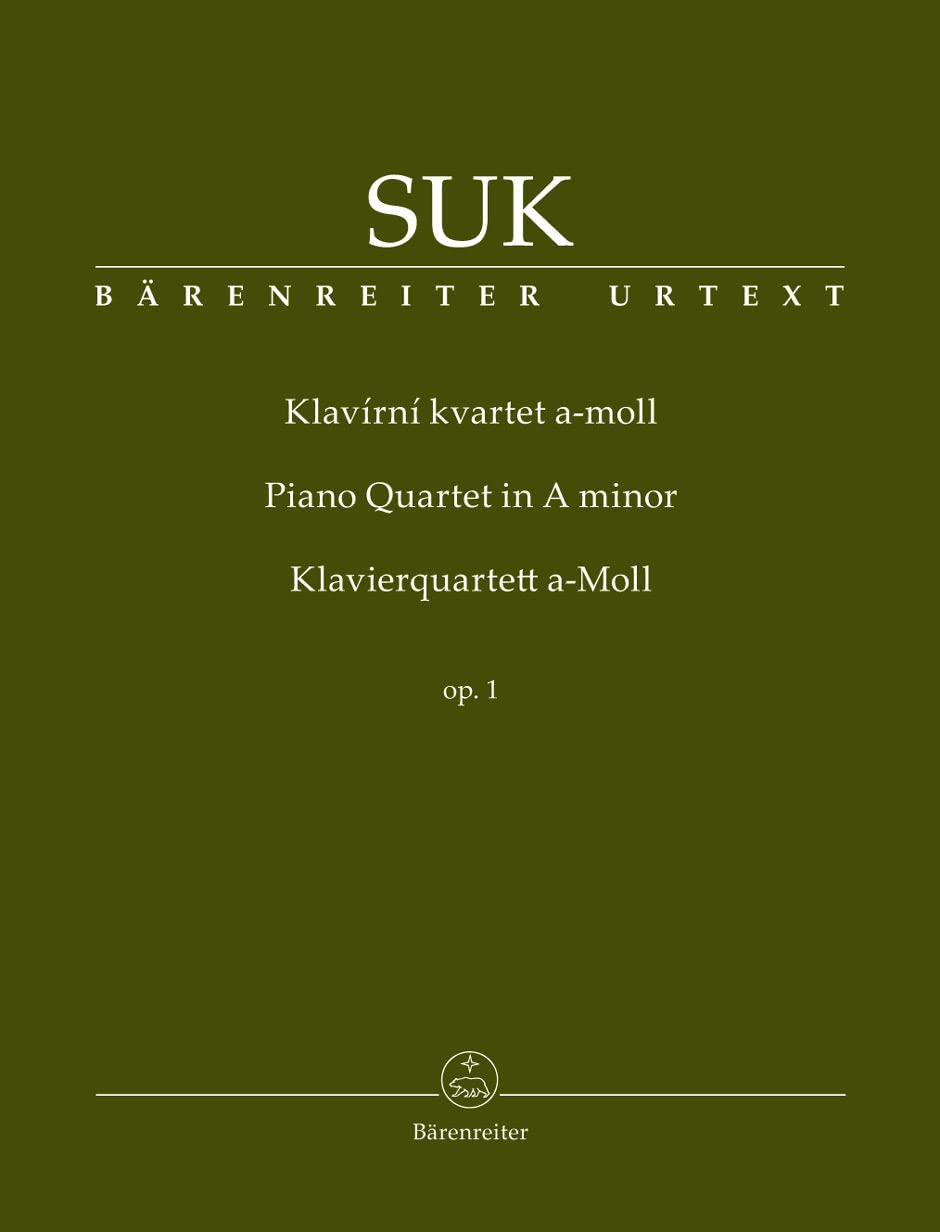 Klavierquartett a-Moll op. 1 (Klavírní kvartet a-moll op. 1): Partitur und Stimmen