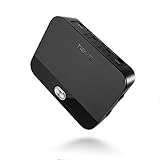 Bluetooth Transmitter and Receiver HAVIT V4.1 Wireless 3.5mm Audio Adapter aptX Low Latency Digital Optical TOSLINK, Pair 2 At Once, for TV / Headphones/Speakers, Car Sound & Home Stereo System