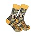 FUNATIC I Like Big Bucks And I Cannot Lie Socks for Men and Women Hunters | Deer Hunting Gift Idea with Funny Saying | Stag Rack Novelty Present | Camouflage Pattern Trophy Hunt Lover Outdoorsman Gear