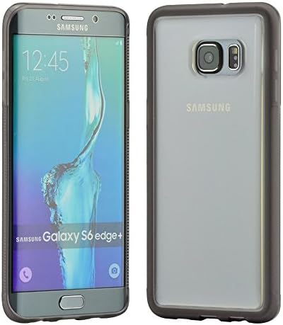 Galaxy S6 edge Plus, Tttstore Anti-Gravity Phone case [Self Sticky case] Nano-suction Technology Hands-Free Selfie Shockproof Cover for Galaxy S6 edge Plus (Samsung Galaxy S6 edge Plus - Clear Grey)