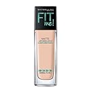 Maybelline Makeup Fit Me Matte + Poreless Liquid Foundation Makeup, Ivory Shade, 1 fl oz