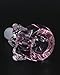 MFHX Handcrafted Glass items, replace bowl, male adapter, 14mm / 18mm (14mm, Pink)