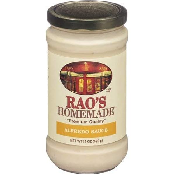 Amazon Com Rao S Homemade Alfredo Sauce 15 Oz Jar Pack Of 3 Grocery Gourmet Food