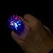 Fun Central 24 Pack - LED Light Up Jelly Rings | in Bulk | Assorted Colors | Flashing Rings Party, Easter Egg Hunts Raves EDM Concerts Sensory Toys for Kids