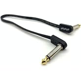 EBS PCF-DL28 Deluxe Flat Patch Cable - 28 Centimeter, Angle-Angle