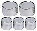 Stainless Steel Snack Containers - To-Go Ware Tiffin 5 packs - 2 Large - 3 Small