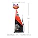 TOOARTS Fortune cat Metal sculpture (Red) Metal Statue Home furnishing articles Handicrafts