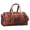 STILORD-Myles-Vintage-Reisetasche-Herren-Leder-Weekender-zum-Umhaengen-Overnight-Duffle-Bag-Grosses-Reisegepaeck-XL-echtes-Rindsleder-FarbeKara-Cognac