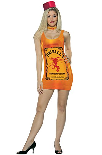 Rasta Imposta Women's Fireball Bottle Costume