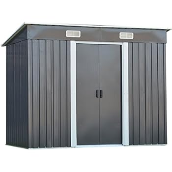 amazon.com : goplus galvanized steel outdoor garden