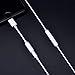 for iPhone X Headphone Adapter to 3.5 mm Headphone Jack Adapter for iPhone 8/8 Plus/Xs Max /7/7 Plus/XR Audio Aux Earphone Dongle Spiltter Connector Converter Adapter Support All iOS System -2 Pack