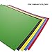 Emraw Poster Board Sturdy Office Multicolor Blanks Sheets Sign Scrapbooking Blank Graphic Display Board Durable for Arts and Crafts Projects Blank Board 5 per Pack (Pack of 2)