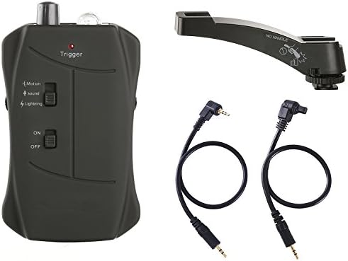 Lightning &amp; Motion &amp; Sound Sensor/Security/Wildlife Shutter Trigger for EOS Canon 5D Mark II III IV ,Rebel T1, T2, T3, T3i, T4i, 60D, ElanⅡe, 1DX, D30, D2000 Camera