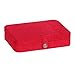 Sueded Jewelry Box with 24 Sections in Red - Maria - Jewelry Boxes by Mele - 0054522M