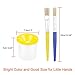 PAXCOO 6 Pcs No Spill Paint Cups with Lids and 12 Pcs Painting Brushes Set
