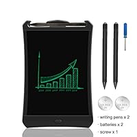 LCD Writing Tablet, Bearals 8.5 Inch Electronic Writing & Drawing Pad, Doodle Pad, Paperless Notepad for Kids and Adults, Smooth Lines, Two Stylus Pens and Protective Case Included