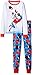 The Children's Place Big Boys 2-Piece Cotton Pajama Set, Football/White, 7