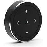 YuYue Electronic Wireless Bluetooth Media Button Remote Selfie Control Car Motorcycle Steering Wheel Music for iPhone or Android with Mount