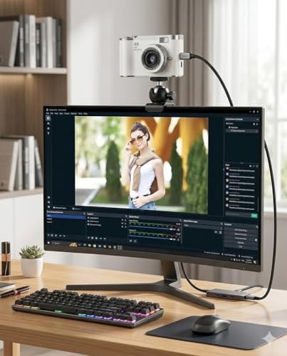 Câmera Digital 4K Ultra HD 48MP com Tela LCD Giratória 180°, Zoom Digital 8X, Flash LED, Bateria Recarregável – Ideal para Vlog, Selfie, Viagem e Iniciantes (Rosa)