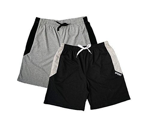 syda men's shorts cotton pack of 2 (combo)