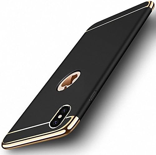 Misokoo Shockproof Luxury Ultra Thin Hard Iphone Case Cover For iPhone X (Black for iphone X)