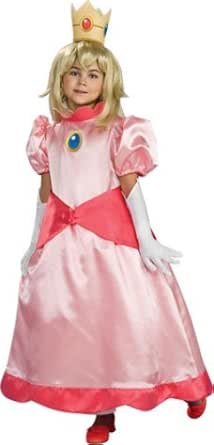Super Mario Brothers Child's Deluxe Costume, Princess Peach Costume