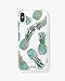 Sonix Liana Teal Case for iPhone Xs Max Protective Pineapples Clear Case Series for Apple iPhone Xs Max