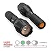 PowerBear LED Tactical Flashlight [3 Pack] Water Resistant with 5 Light Modes