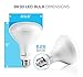 Hyperikon BR30 LED Bulb, 75 Watt (12W), Dimmable Flood Light E26, 4000k Daylight Glow, CRI 90, UL, Energy Star, 4 Pack