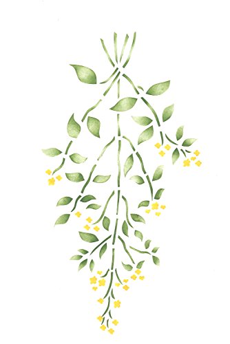 Designer Stencils Hanging Marjoram Wall Stencil SKU #855 by