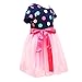 Little Girls Tutu Dresses,Toddler Polka Dots Dress,Pink Multilayer Tulle Dress,Summer Party Dresses 2-7 Year