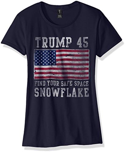 Trump 45 Find Your Safe Space Snowflake Shirt